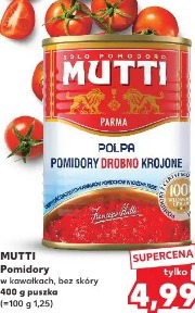 Mutti Pomidory w kawałkach, bez skóry