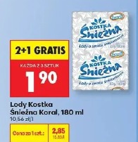 Lody Kostka Śnieżna Koral