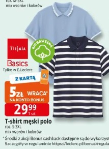 T-shirt męski polo Tisjaia Basics
