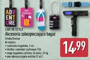 LIVE IN STYLE Akcesoria zabezpieczające bagaż