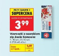 Woreczki z suwakiem zip Zosia Samosia