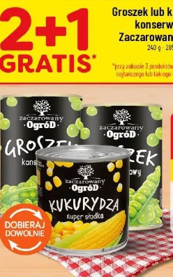Groszek lub kukurydza konserwowa Zaczarowany Ogród