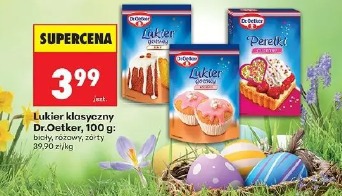 Lukier klasyczny Dr.Oetker: biały, różowy, żółty