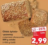 Chleb żytnio-pszenny z ziarnami słonecznika