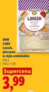 Dan Cake Lavash, pieczywo w stylu ormiańskim