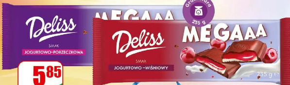 Czekolada mleczna jogurtowo-owocowa Deliss