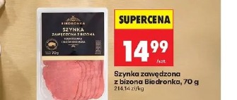 Szynka zawędzona z bizona Biedronka