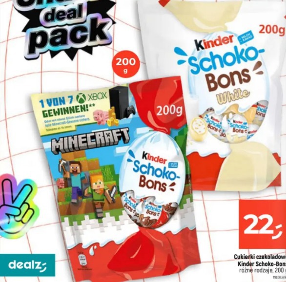 Kinder Schoko-Bons White cukierki czekoladowe