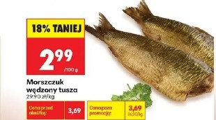 Morszczuk wędzony tusza