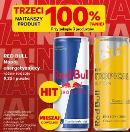 Red Bull napój energetyzujący różne rodzaje