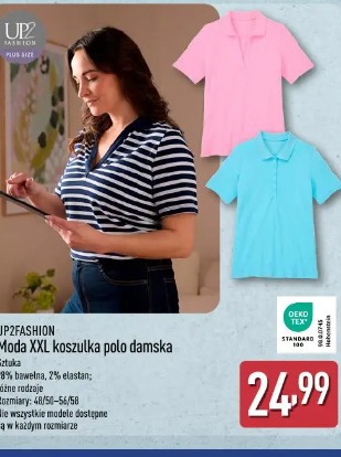 Up2fashion Moda XXL koszulka polo damska