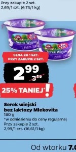 Serek wiejski bez laktozy Mlekovita