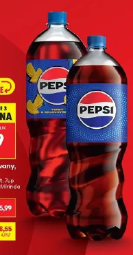 Napój gazowany Pepsi, Pepsi Twist, 7up zero, Pepsi zero, Mirinda