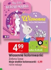 Wiosenne kolorowanki Zielona Sowa