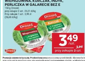 Wieprzowina, kurczak, indyk, perliczka w galarecie Bez E