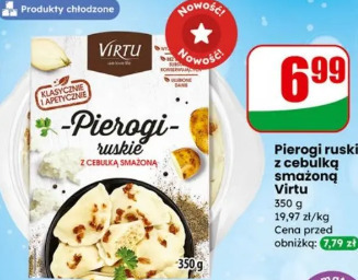 Pierogi ruskie z cebulką smażoną Virtu