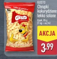 Gusto Chrupki kukurydziane lekko solone