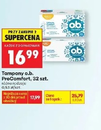 Tampony o.b. ProComfort, 32 szt.