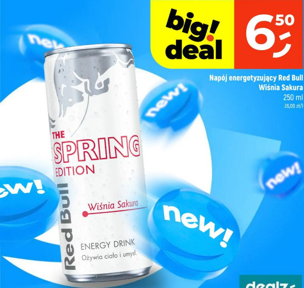 Red Bull Napój energetyzujący Wiśnia Sakura