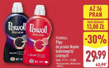 Perwoll Renew płyn do prania tkanin kolorowych/czarnych