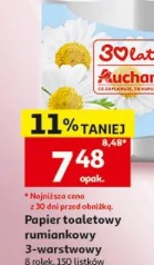 Papier toaletowy rumiankowy 3-warstwowy Auchan
