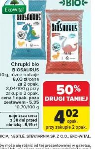 Chrupki bio BIOSAURUS