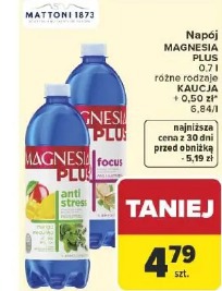 Napój Magnesia Plus 0,7 l różne rodzaje