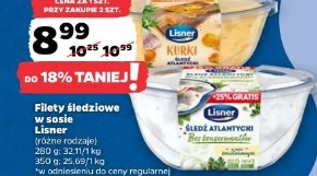 Filety śledziowe w sosie Lisner