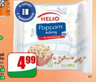 Popcorn do mikrofali solony Helio