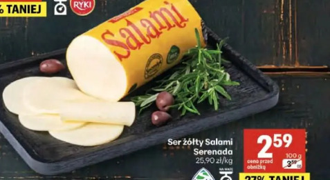 Ser żółty Salami Serenada
