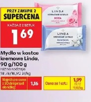 Mydło w kostce kremowe Linda