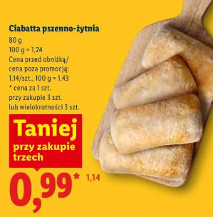Ciabatta pszenno-żytnia