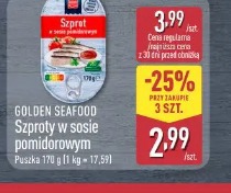 Golden Seafood Szproty w sosie pomidorowym