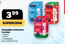 Pomadka ochronna Lovena classic arbuz truskawka