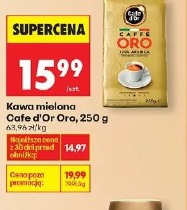 Kawa mielona Cafe d'Or Oro