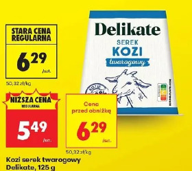 Kozi serek twarogowy Delikate, 125 g