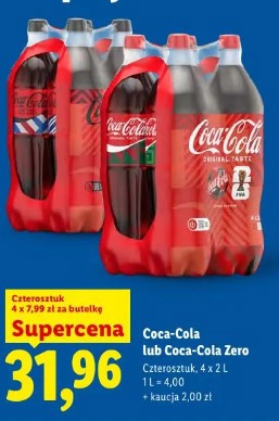 Coca-cola lub Coca-cola Zero