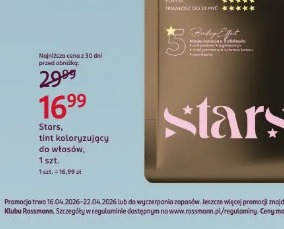 Stars, tint koloryzujący do włosów