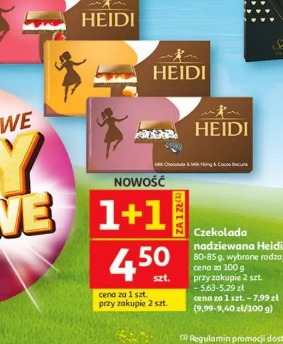Czekolada nadziewana Heidi