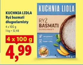Kuchnia Lidla Ryż basmati długoziarnisty