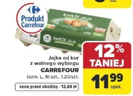 Jaja od kur z wolnego wybiegu CARREFOUR