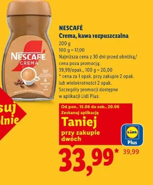 NESCAFÉ Crema, kawa rozpuszczalna