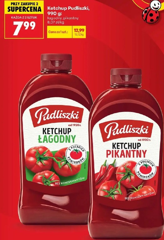 Ketchup Pudliszki pikantny