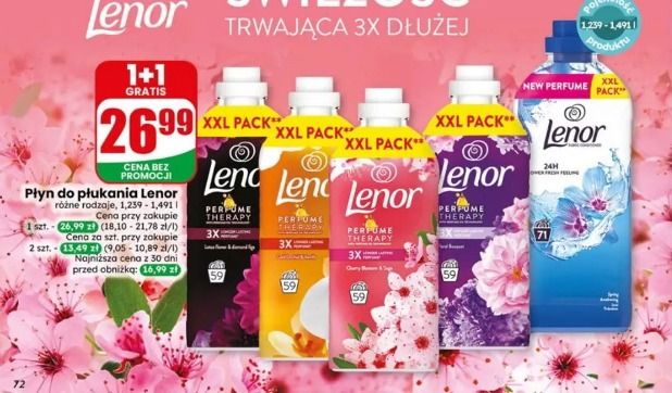 Płyn do płukania Lenor