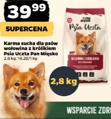 Karma sucha dla psów wołowina z królikiem Psia Uczta Pan Mięsko