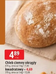 Chleb ciemny okrągły