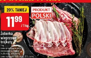 Żeberka wieprzowe trójkąty