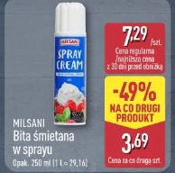 Milsani Bita śmietana w sprayu