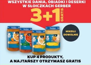 Dania, obiady i deserki w słoiczkach Gerber