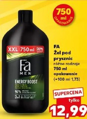 Fa Men Energy Boost żel pod prysznic